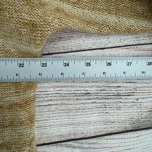 Field and Flower Anthropologie Split Hem Tunic Sweater Womens Medium Beige - Picture 11 of 12